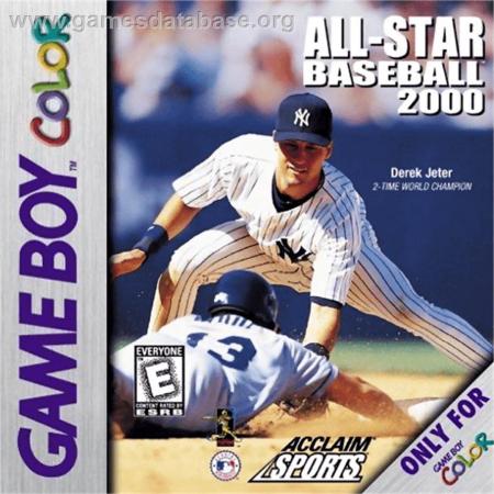 Cover All-Star Baseball 2000 for Game Boy Color
